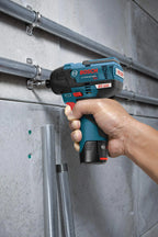 BOSCH 12V Max Cordless Drill/Driver And Impact Driver Combo Kit With 2 Batteries, Charger And Case - CLPK22-120