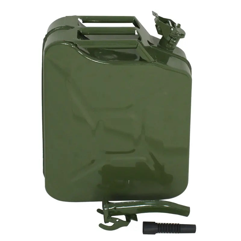 ZENY 5 Gallon Steel Jerry Can Fuel Tank With Extension Spout - 5PCS