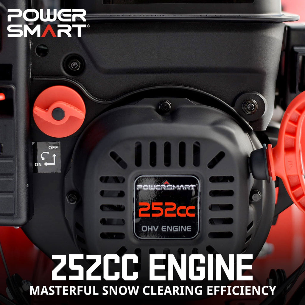 Self-Propelled Gas Snow Blower - 26 252CC, 120V Electric Start, Two-Stage Design
