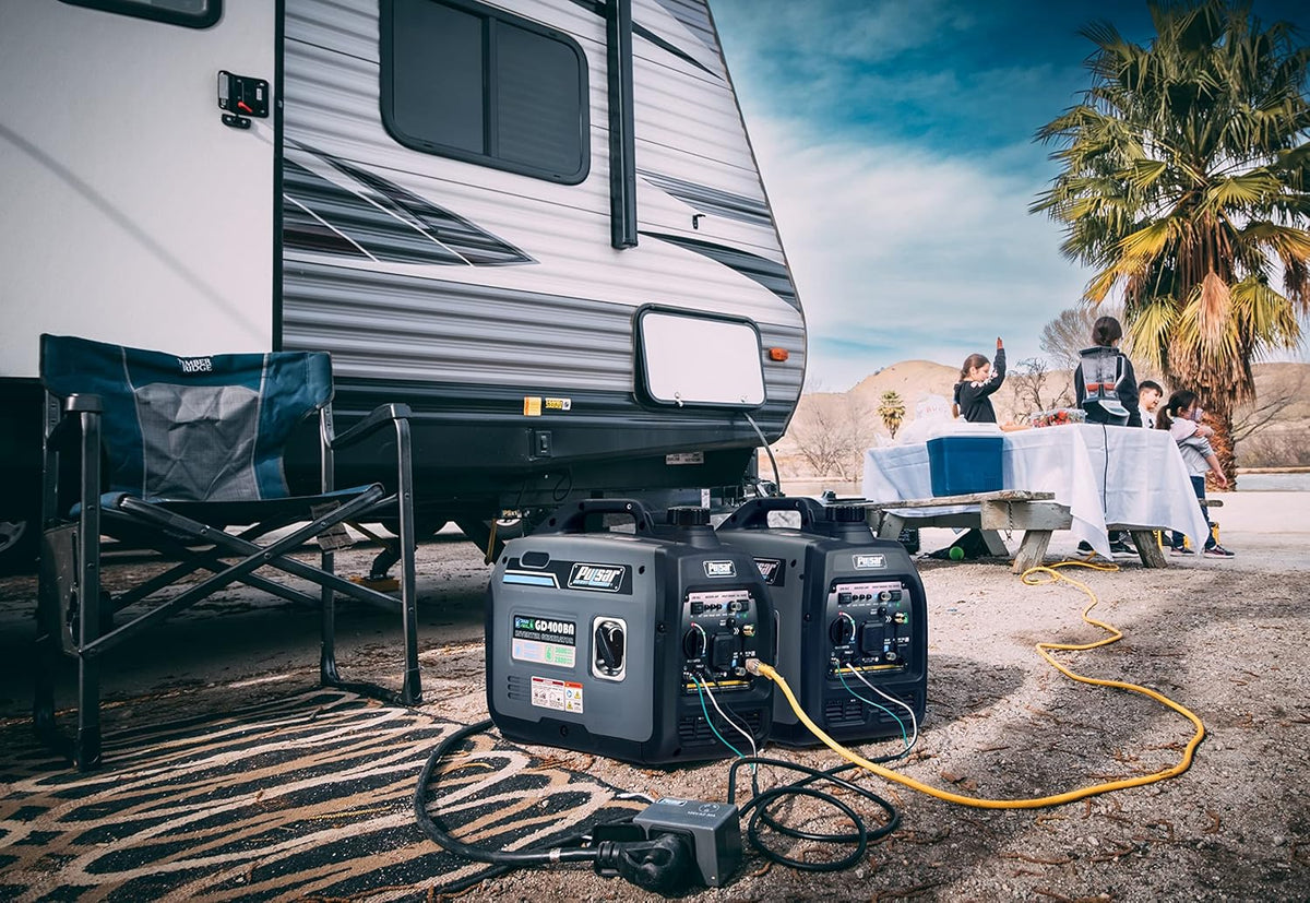 Pulsar Products 4000W Portable Dual Fuel RV-Ready Generator - GD400BN