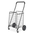 Mainstays Adjustable Rolling Shopping Cart - Black