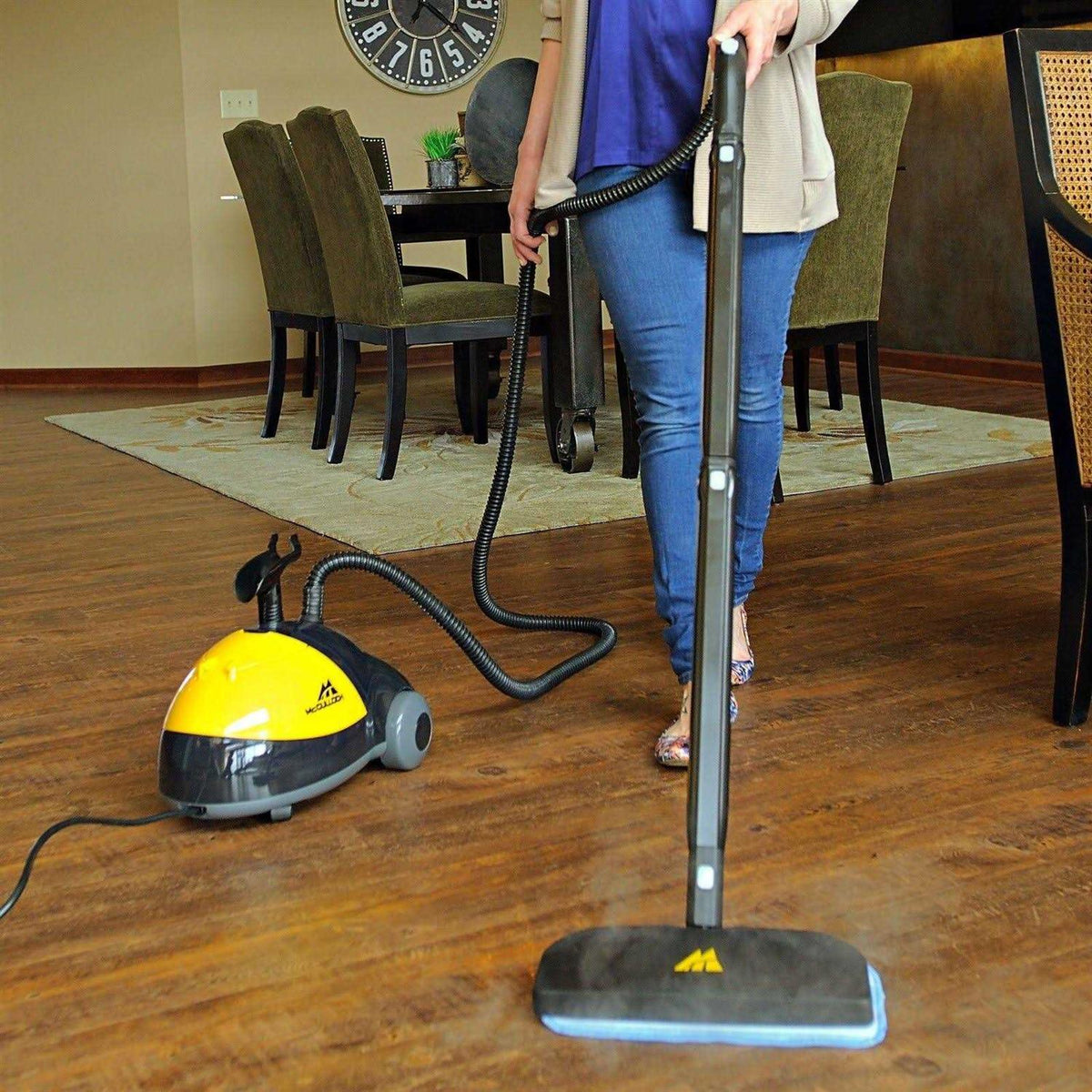 McCulloch Heavy-Duty Hand Held Steam Cleaner 900 Watts 6 Ounces