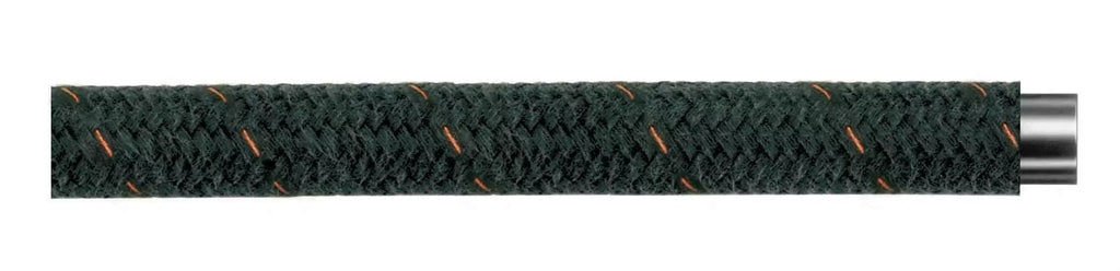 Aeroquip StartLite Racing Hose 6AN 20 ft Black Braided Stainless Steel - FCU0620