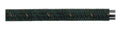 Aeroquip StartLite Racing Hose 6AN 20 ft Black Braided Stainless Steel - FCU0620