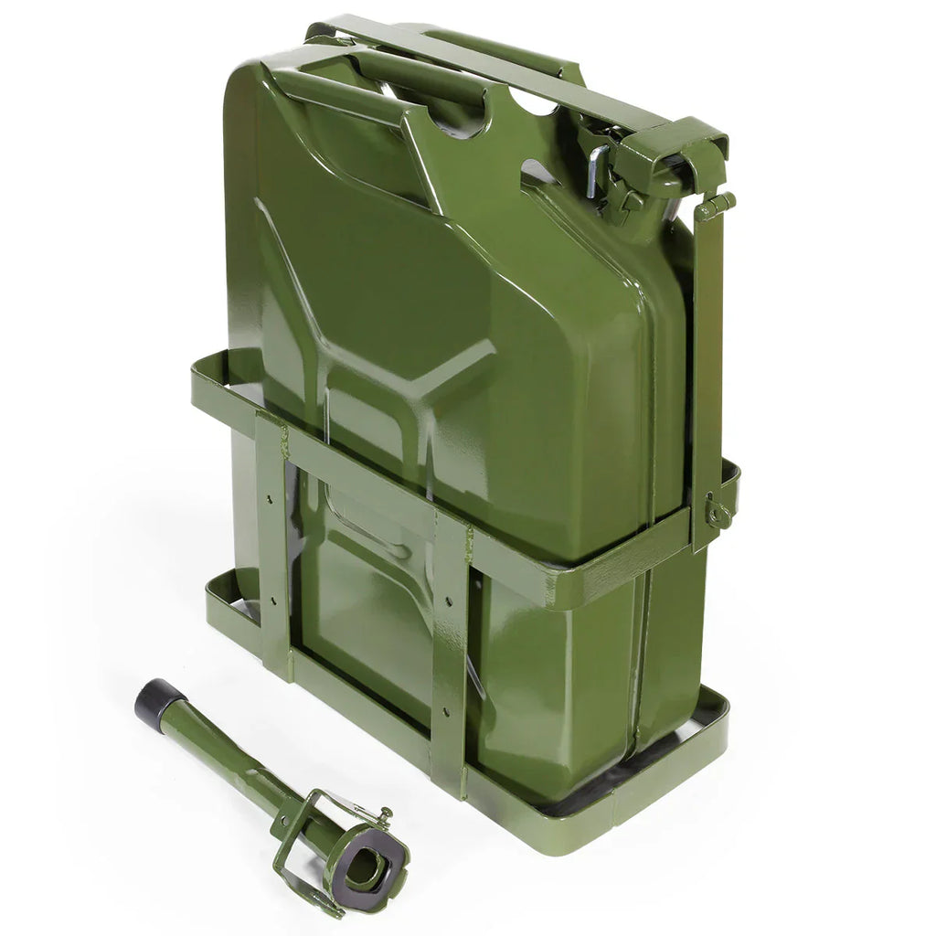 Green Steel Jerry Fuel Can - 20L (5-Gallons)
