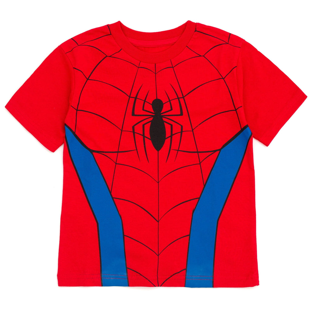 Marvel Spider-Man Toddler Boy or Girl Cosplay Short Sleeve T-Shirt Classic Red
