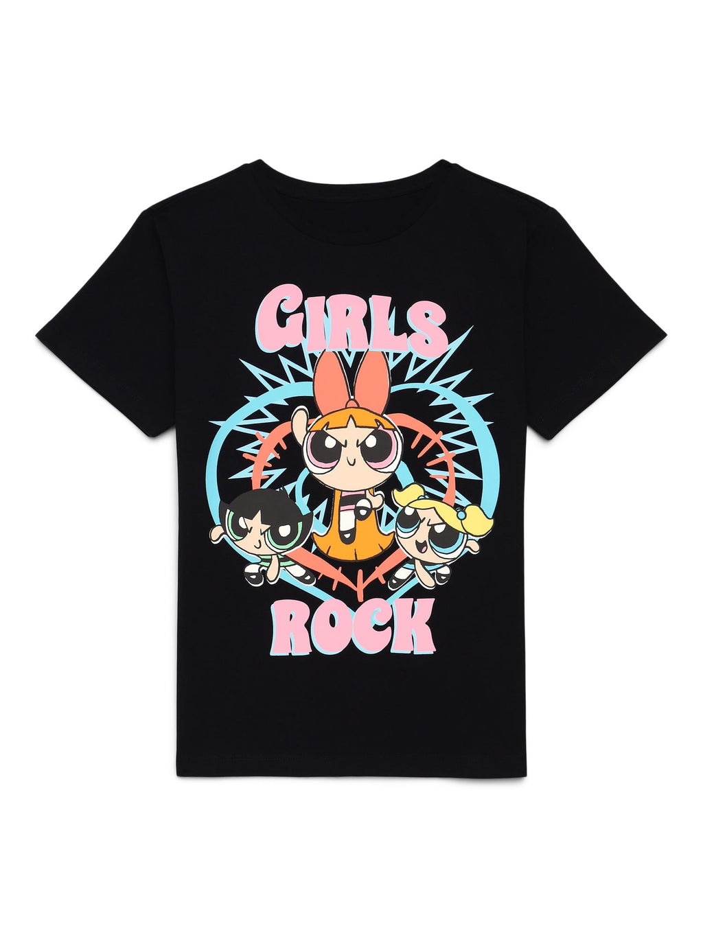 Hello Kitty Animal Print Girls Short Sleeve Graphic T-Shirt, Sizes 4-16