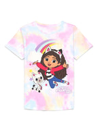 Hello Kitty Animal Print Girls Short Sleeve Graphic T-Shirt, Sizes 4-16