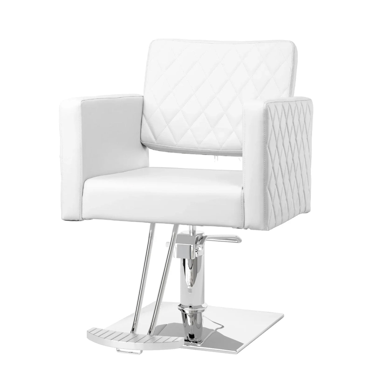 OmySalon Hydraulic Salon Styling Chair, Pink, 330 lbs Capacity