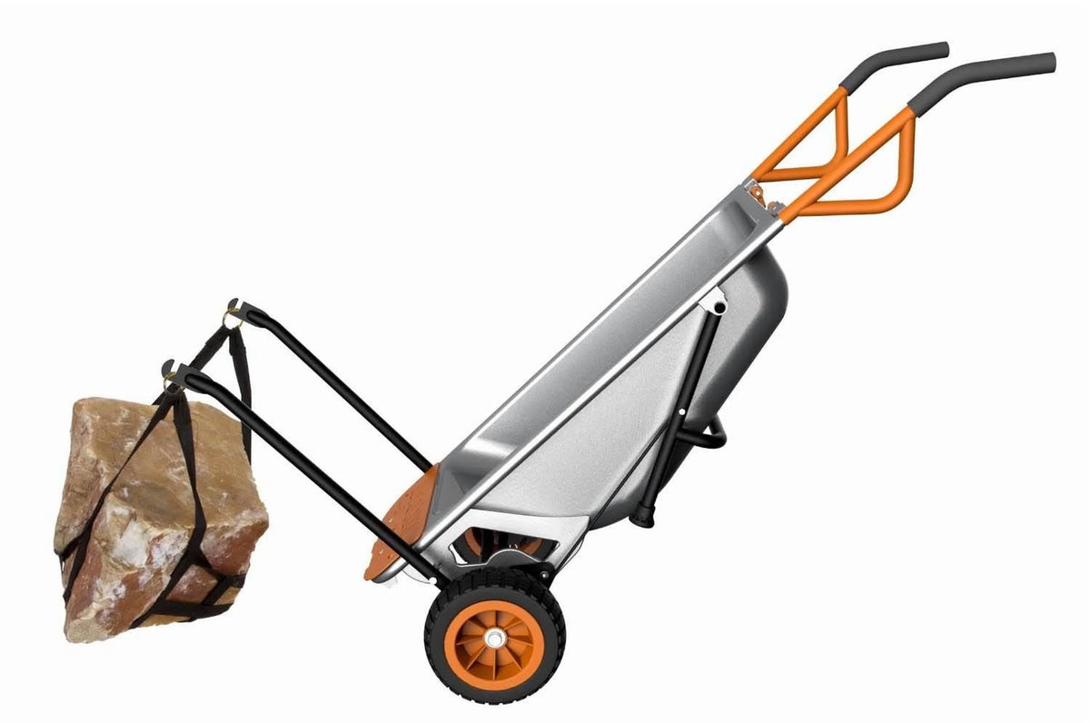 WORX Aerocart 8-In-1 Multifunction Wheelbarrow Dolly Cart Garden Carrier - WG050