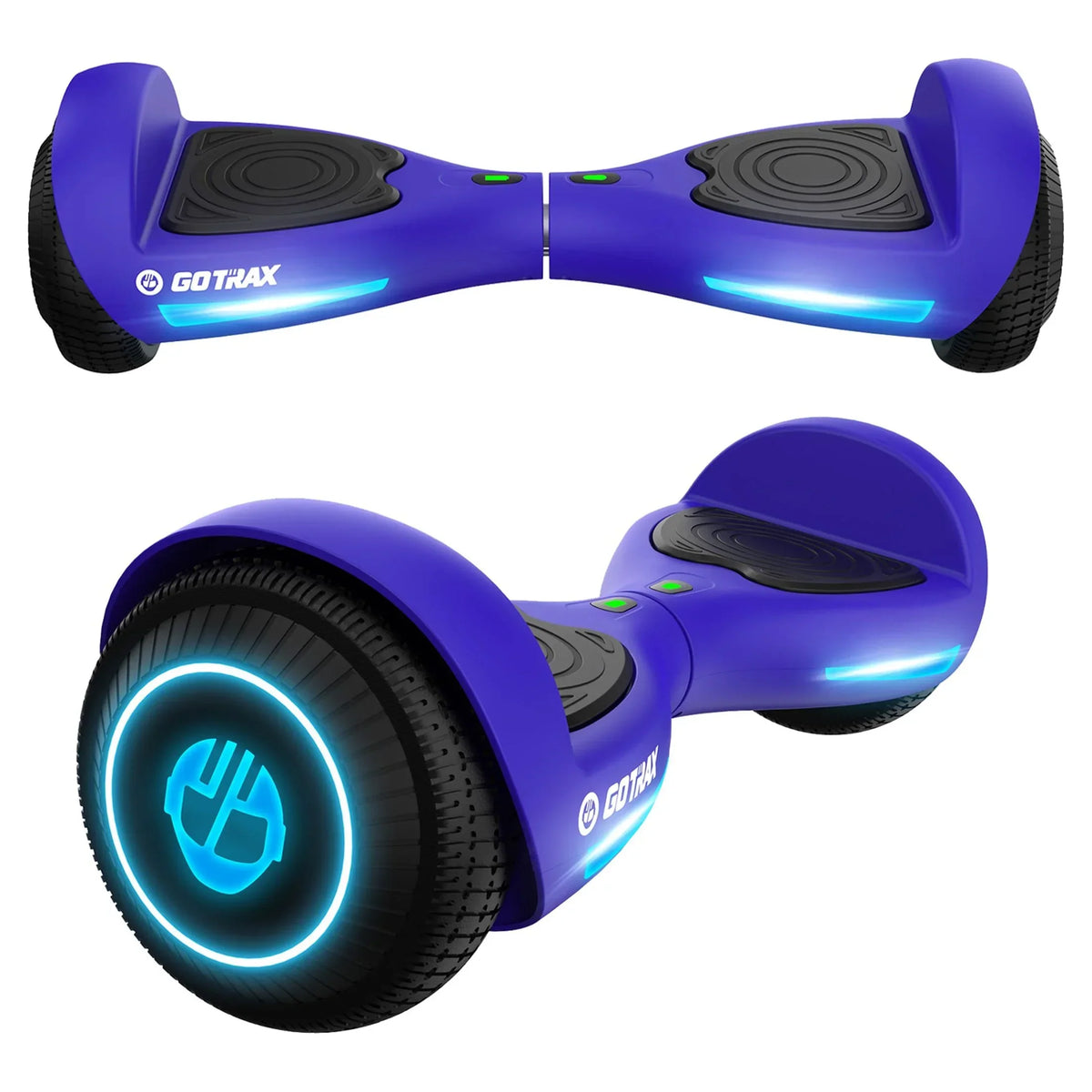 GOTRAX Hoverboard, 200W Motor, 6.5 inch LED Wheels, Blue - FX3