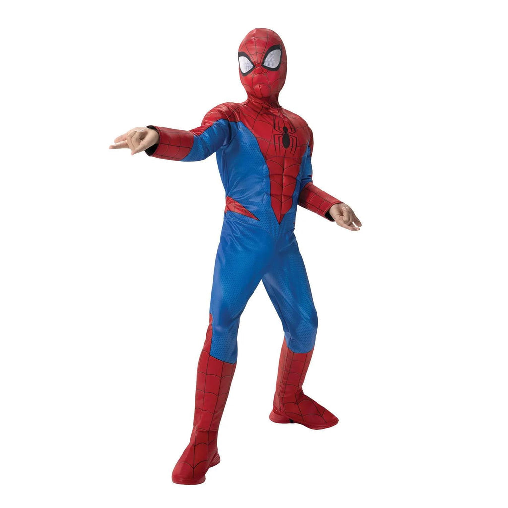 Boys' Marvel Avengers Spider-Man Qualux Costume by Jazwares - Size Small