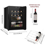 Ktaxon 18 Bottle Compressor Wine Cooler, 1.8 Cu.Ft, 52L - Freestanding