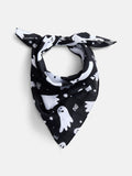 Way To Celebrate Halloween Women's Boo Ghosts Bandana, One Size, Black