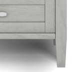Solid Wood Rectangle End Table With Drawer And Shelf, 18.1in D x 20in W x 19.5in H - Norfolk