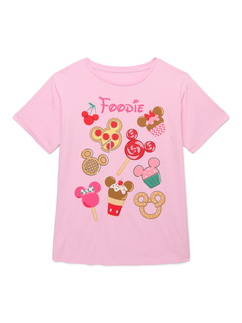 Hello Kitty Animal Print Girls Short Sleeve Graphic T-Shirt, Sizes 4-16