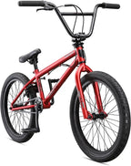 Legion Kids BMX Bike - Freestyle, Hi-Ten Steel Frame, Micro Drive Gearing, 16-20 Wheels, Silver