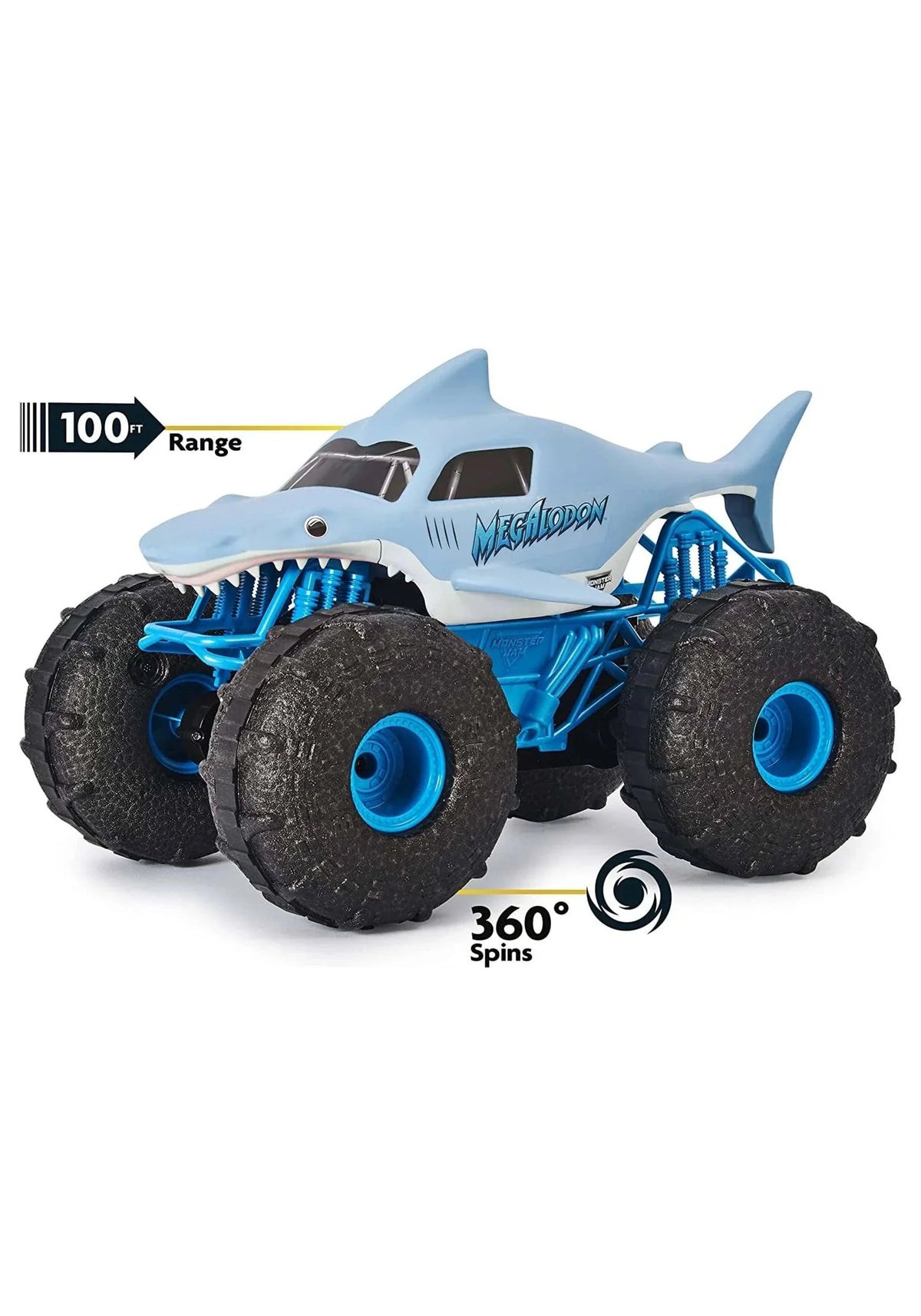 Monster Jam Megalodon Storm All Terrain Remote Control Monster Truck