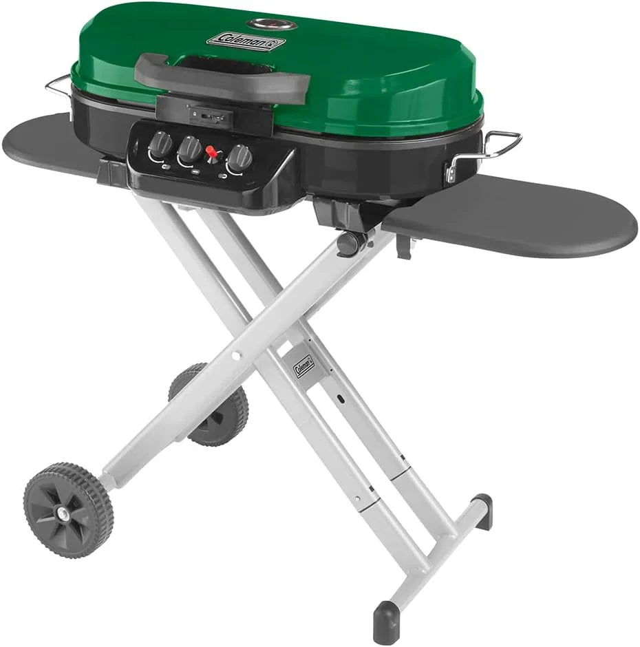 RoadTrip 285 Portable Stand-Up Propane Grill - 3 Adjustable Burners