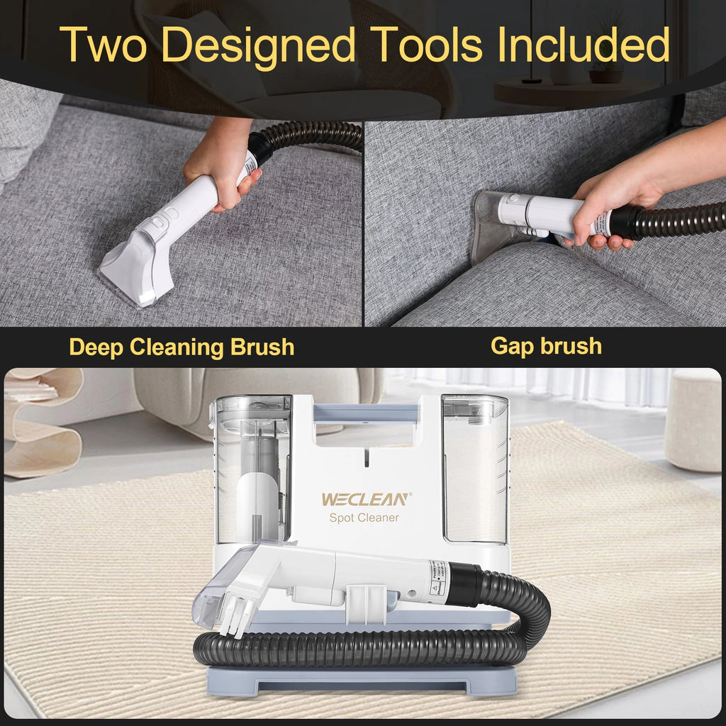 WECLEAN Portable Carpet And Upholstery Cleaner With 400W Motor - C1