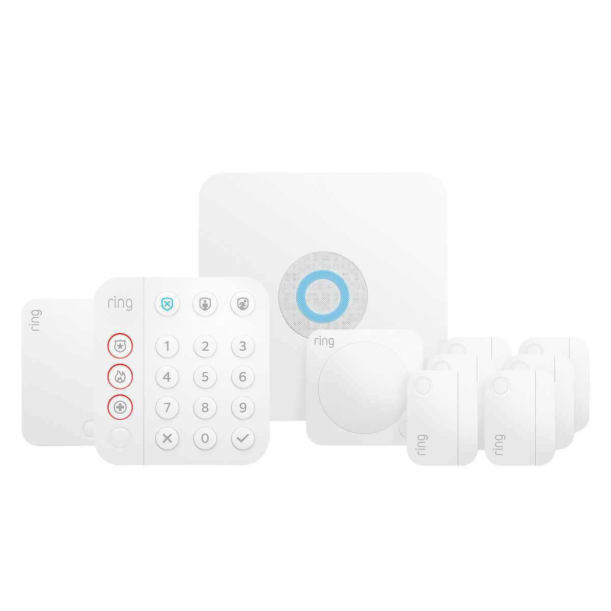 Ring Wireless Security Alarm Kit, 10-Piece