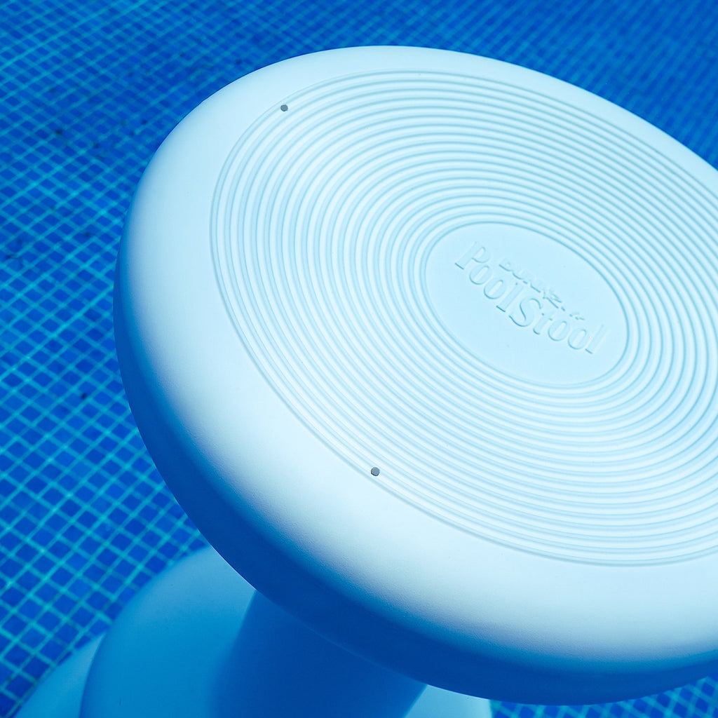 Dunn-Rite Products Submersible Swim-Up Pool Stool, White, 24 Inch, 1 Stool