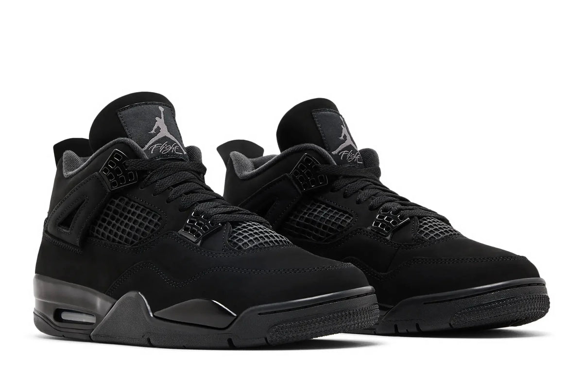 Jordan 4 Retro Black Cat 2025 Black/Black/Light Graphite - FV5029 010