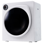 ZNESKPG Portable Compact Front Load Clothes Dryer 1.95 Cu. Ft., 830W, 5 Drying Modes, Stainless Steel Drum