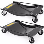 XtremepowerUS Set Of 2 Tire Skates Swivel Moving Wheel Dollies 5.5 in