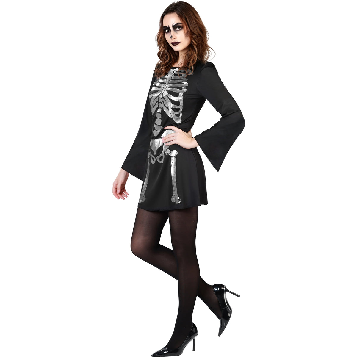 Enchanting Skeleton Halloween Costume for Adults, by Way to Celebrate