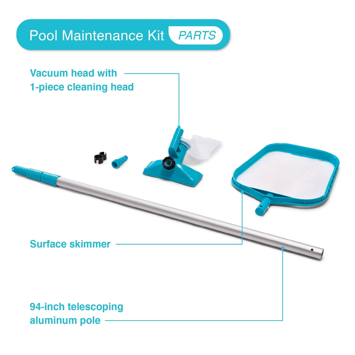Intex Prism Frame Above Ground Swimming Pool 14ft x 42in With Pump - 26719EH