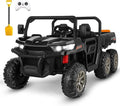 24V 6-Wheel UTV Ride-On With Dump Bed And 4WD Power