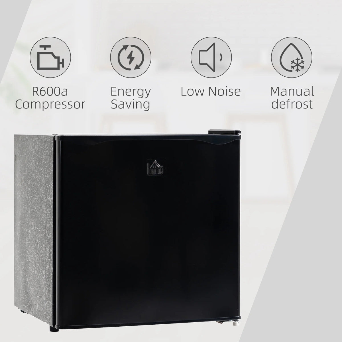 Countertop Compact Upright Freezer, 1.1 Cu.Ft, Gray