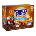 Pirate's Booty Aged White Cheddar Blast Cheese Puffs, Halloween Snack Bags, .25 oz (32 Count)