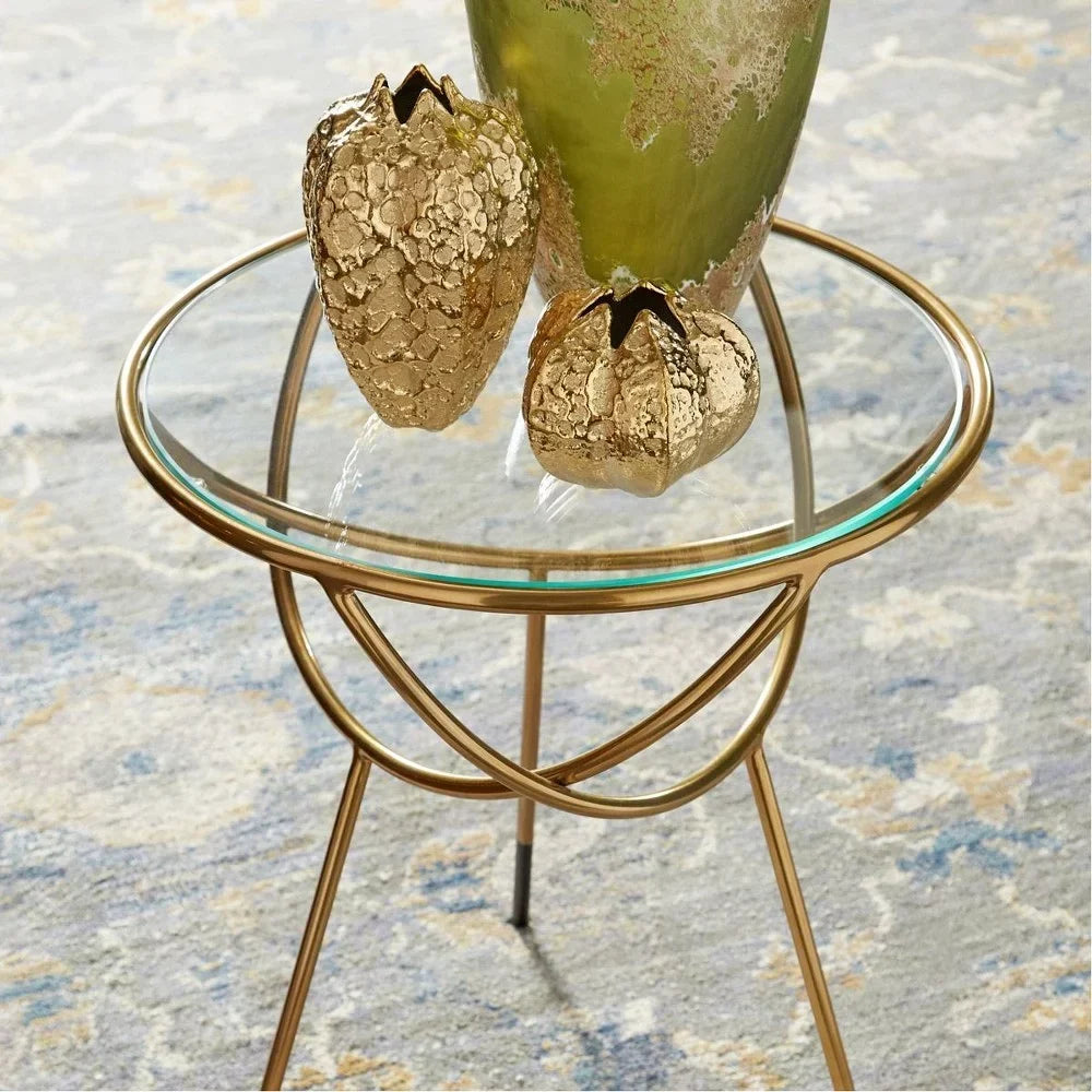 Bailey Street Home Foundry Close Side Table - 22.25 inches Tall x 18.5 inches Wide - 182-Bel-4637222