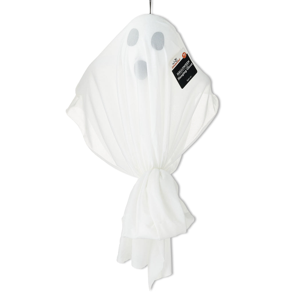 Hanging Ghost Decoration, White, 32", Halloween by Way To Celebrate