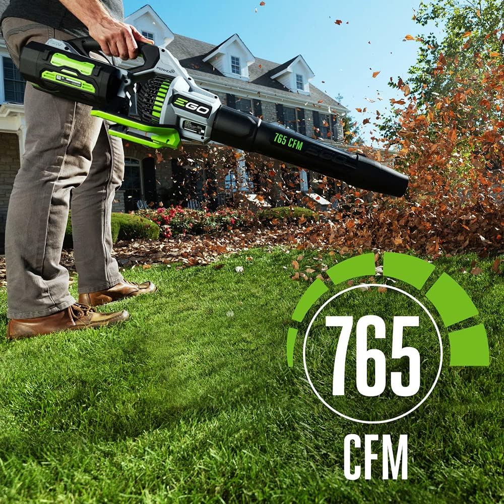 EGO POWER+ Cordless Electric Leaf Blower 765 CFM With 56V 5.0Ah Battery And Charger - LB7654