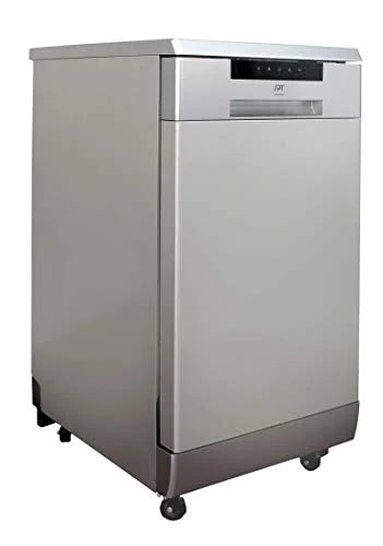 SPT Portable Dishwasher, 18 inch, Stainless Steel, 8 Place Settings, 52 dB
