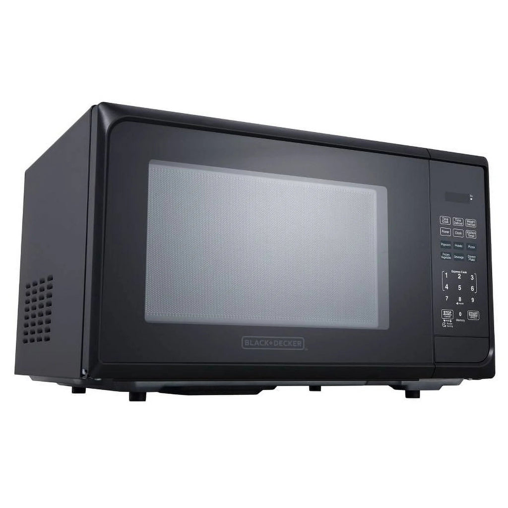BLACK+DECKER 1.1 Cu. Ft. 1000 Watt Microwave Oven, Stainless Steel - EM031M2CE
