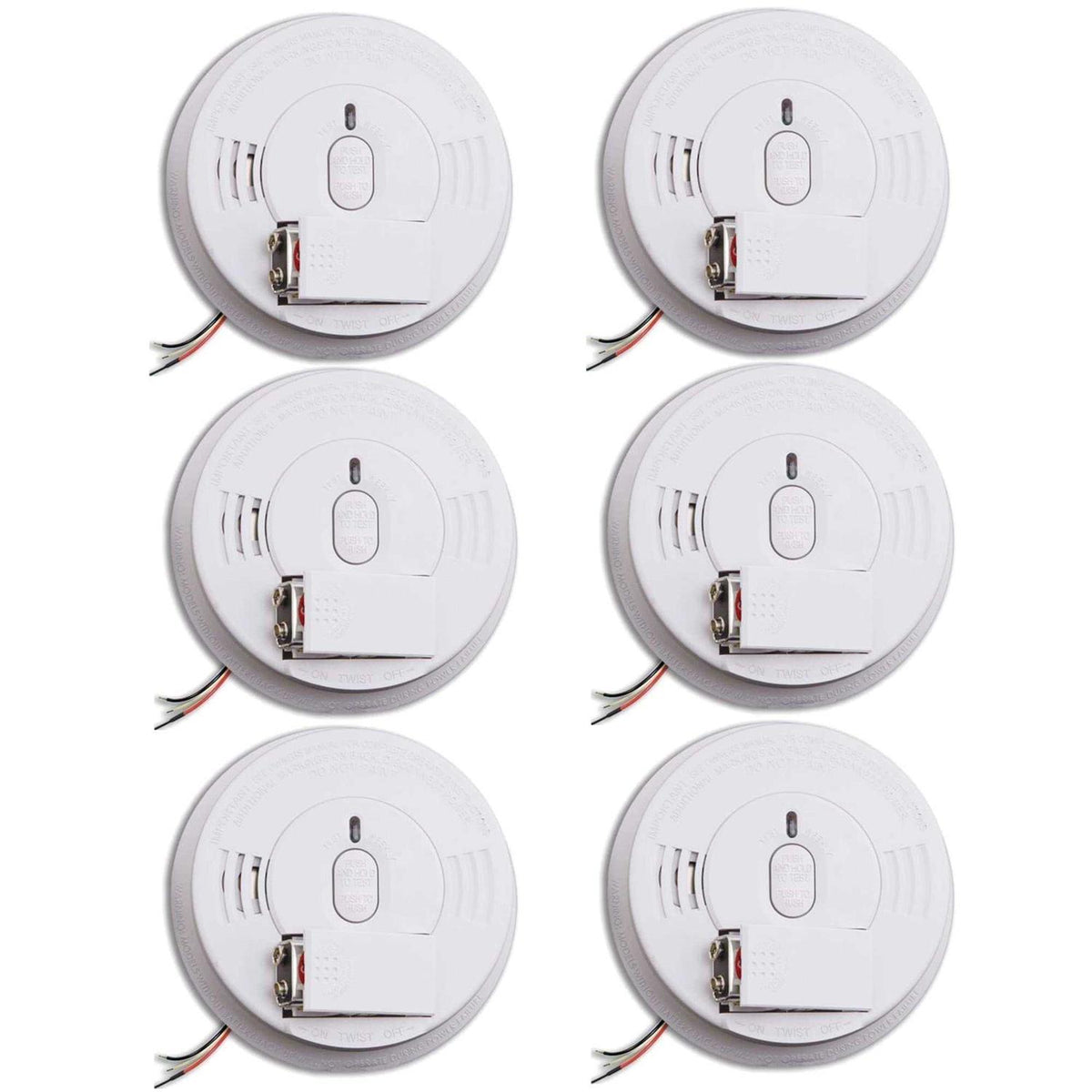 Kidde Hardwired Ionization Smoke Alarm With 9V Battery Backup - i12060