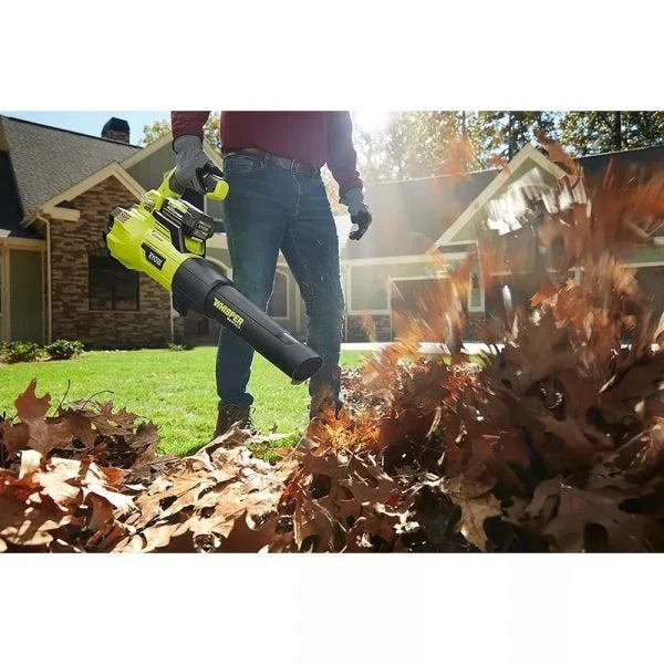 RYOBI 40V Brushless 20-inch Self-Propelled Lawn Care Combo Kit With 2 Batteries And 2 Chargers - RY401120-Y RY40270 RY40407BTLVNM