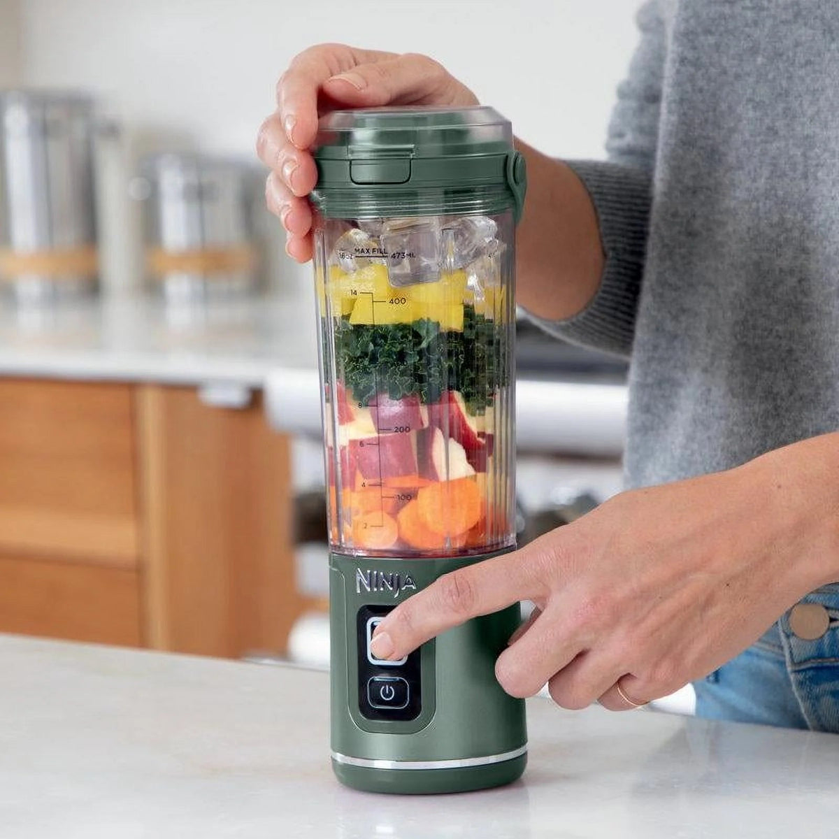 Ninja Blast Portable Blender, 18 oz - BC151EM