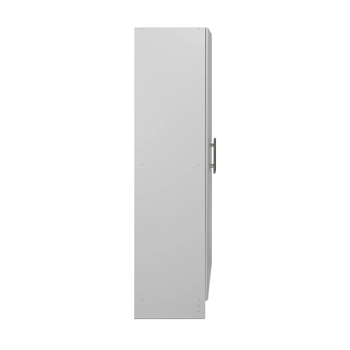 Prepac Elite 2 Door Standing Storage Cabinet, Light Gray, 16 in D x 32 in W x 65 in H