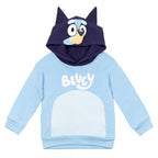 Bluey Toddler Boy or Girl Cosplay Fleece Hooded Sweatshirt Blue