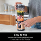 Ninja Blast Portable Personal Blender, Cordless, 18 oz, Metallic Purple - BC151PL