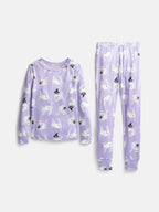 Halloween Girls' Tight Fit Long Sleeve Top and Pants Pajama Set from Way to Celebrate, 2-Piece, Sizes 4-10