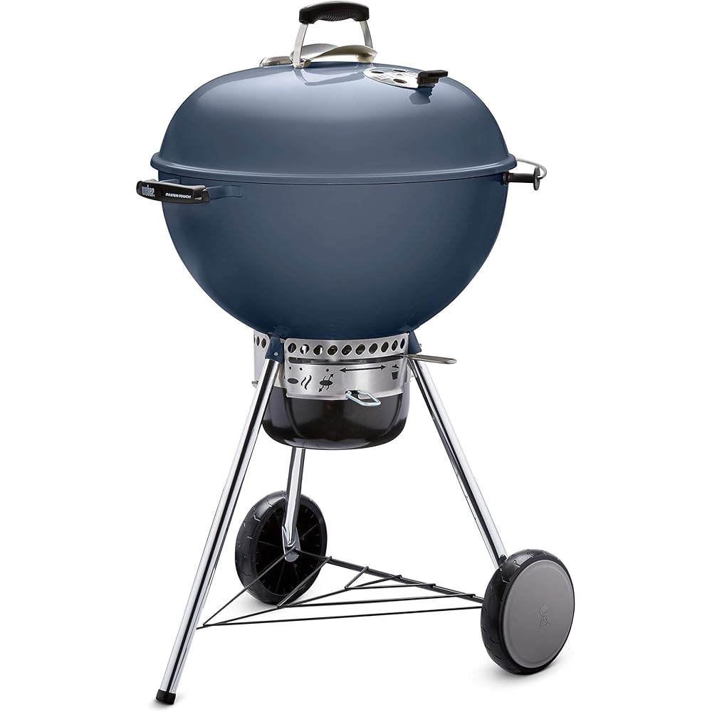 Weber Master-Touch 22-Inch Charcoal Kettle Grill - Slate Blue