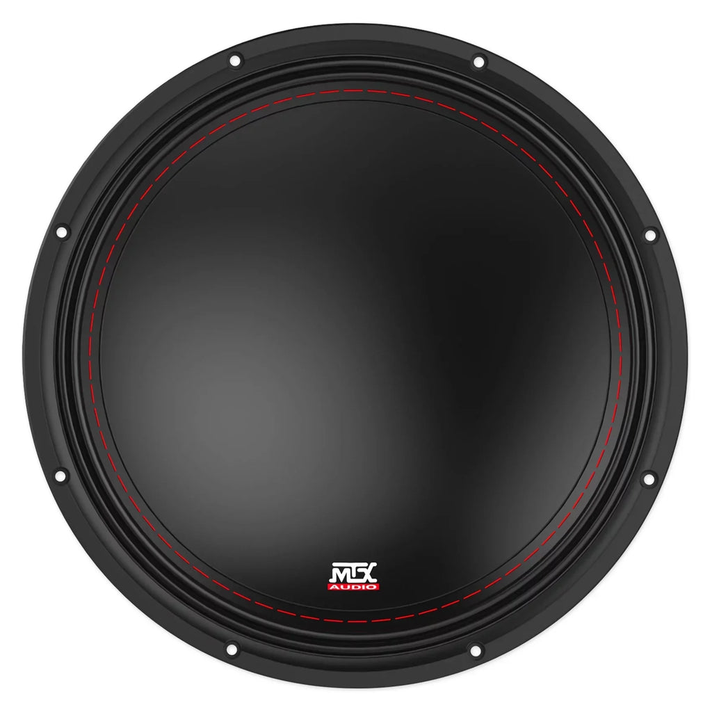 MTX 3512-04 12 in 500W Subwoofer Bundle With Rockville Sealed Enclosure, Amplifier And Wire Kit