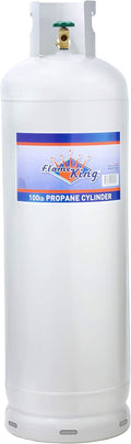 100 lb Steel Propane Tank Cylinder With POL Valve - valve108270_163892