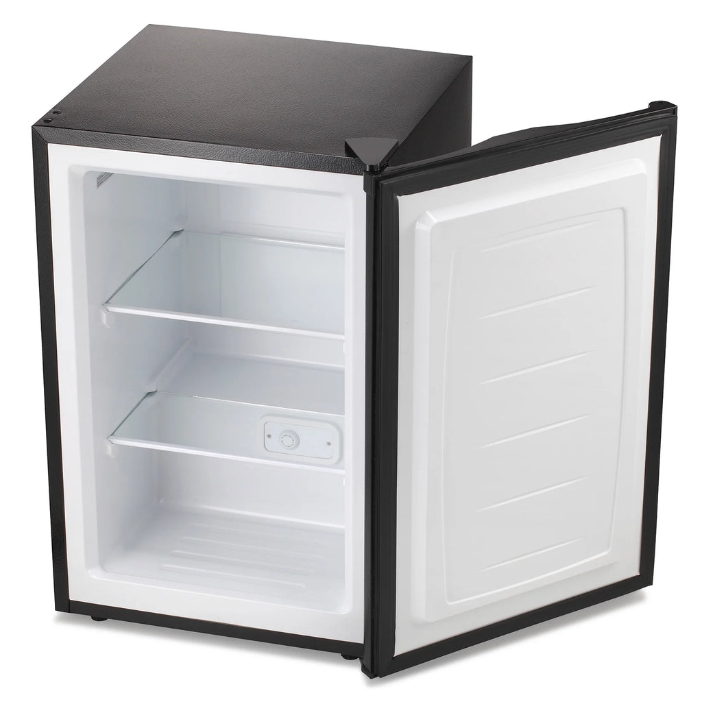 KNDKO 3.2Cu.ft Upright Freezer With Removable Shelves And Adjustable Thermostat - Silver